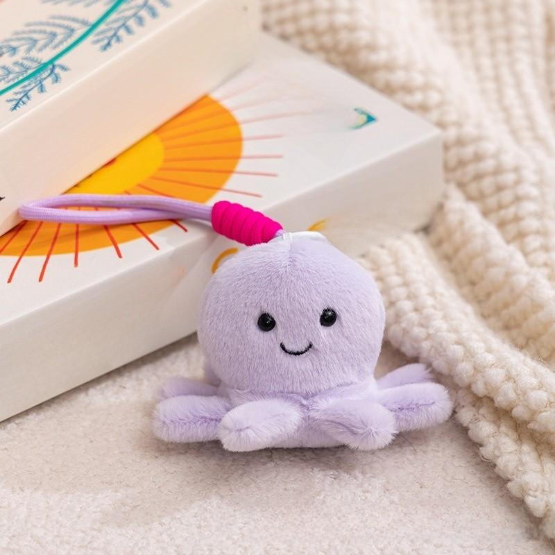 Tortoise Seahorse Octopus Crab Clam Plush Keyring Toy Collectors Doll Children