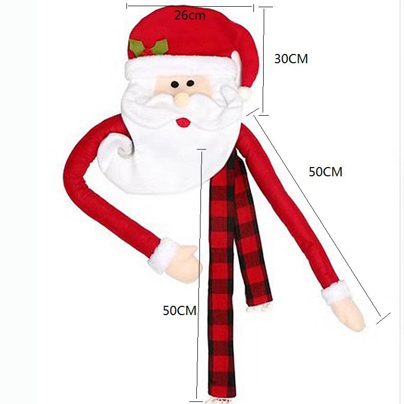 

Christmas Tree Ornaments & Topper: Santa Claus Hat & Star Decoration