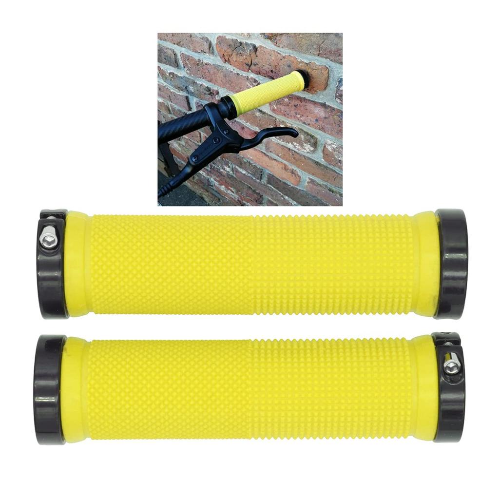 PLATT Bicycle Grips Anti-Slip Durable Ergonomic Handle Grips with Aluminum