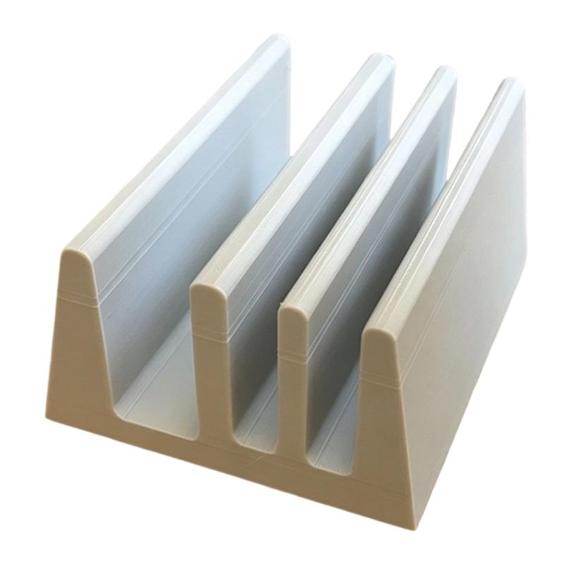 Compactly 3D Printed Cutting Board Stand With AntiSlip Grooves Cutboard Shelf For Secure Storage Easy To Clean And Maintain