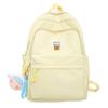 Fashionable Large Capacity Korean Style Backpack Waterproof Nylon School Bag For Men And Women