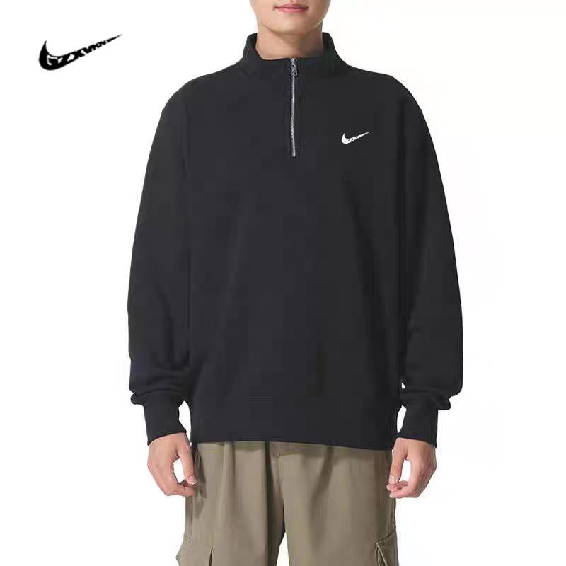 Men's Stand Collar Half-Zip Hoodie - Trendy Spring/Autumn Pullover Top