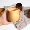 Natural Wood Cup, Teacup, Egg Cup, Wooden Lacquer Cup, Free Cup, Mug, Teacup, Dishwasher Safe, 200ml
