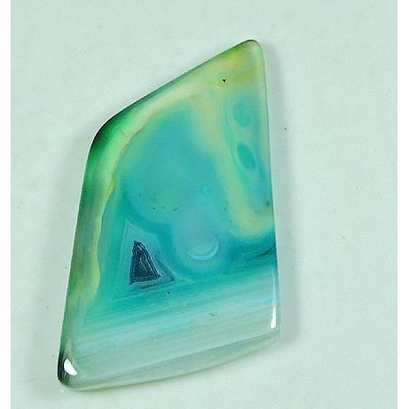 63Cts. Dyed Onyx Agate Fancy Shape Cabochon Loose Gemstone 26X41MM SK-4318