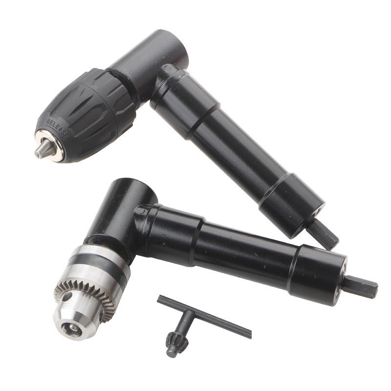 Elektrischer Winkelbohradapter mit Dreibackenfutter für enge Räume