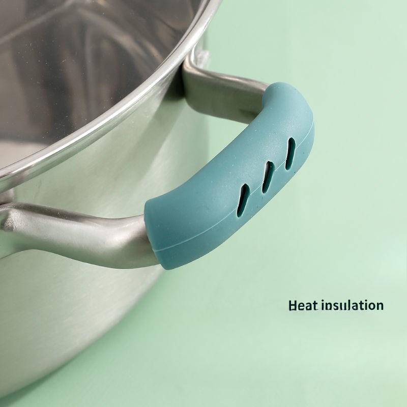 2pcs Silicone Heat Insulated Pot Holders
