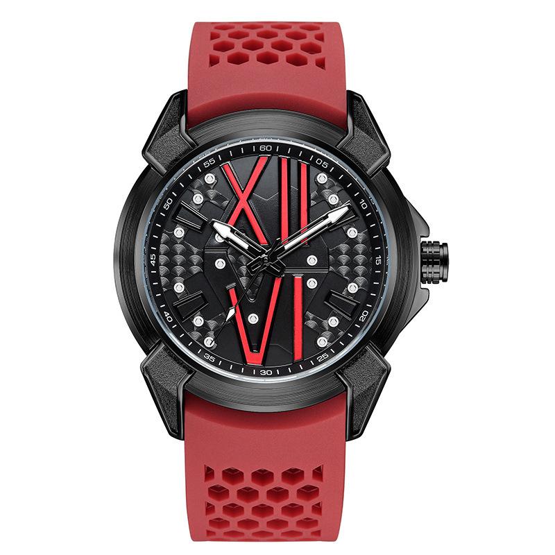 Men's Casual Luminous Men's Silicone Band Watch