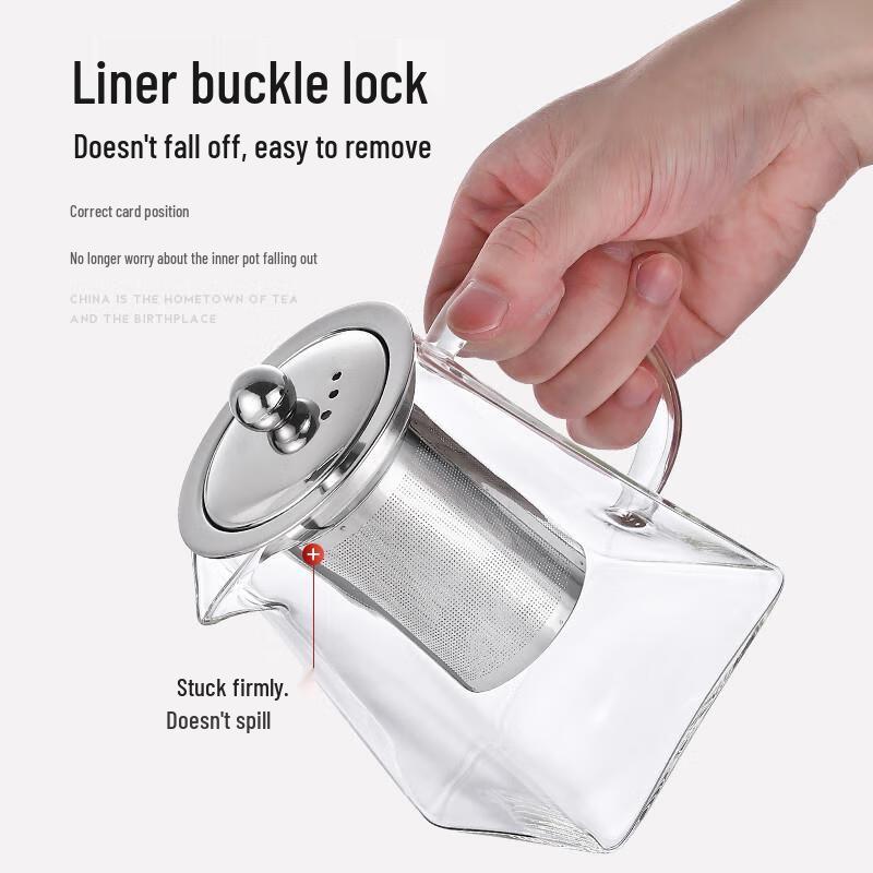 Cha Xun 750ml Glass Tea Set