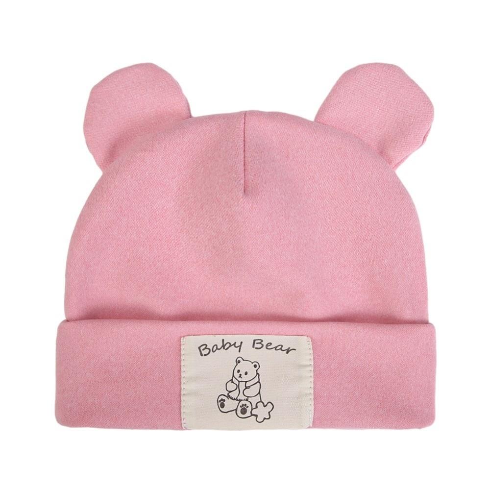 Windproof Beanies Bonnet Cute Bear Ear Ear Protection Cap New Pullover Hat  Autumn Winter