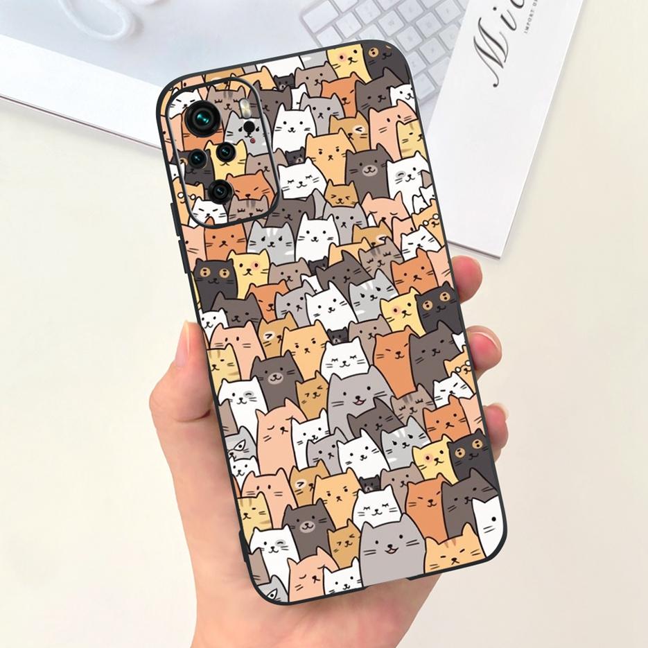 For Xiaomi Redmi Note 10 Case Redmi Note 10S Cute Astronauts Cartoon Cover Soft TPU Phone Cases For Redmi Note 10 Pro Max Bumper