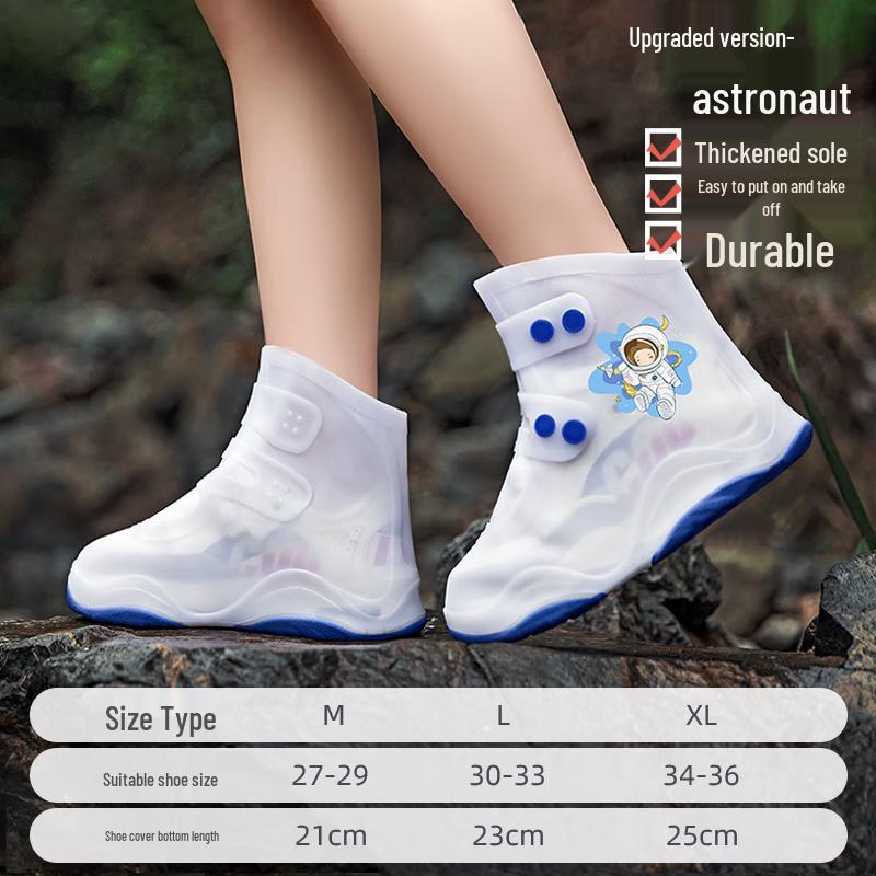 Kids Reusable Waterproof Rain Shoe Covers M