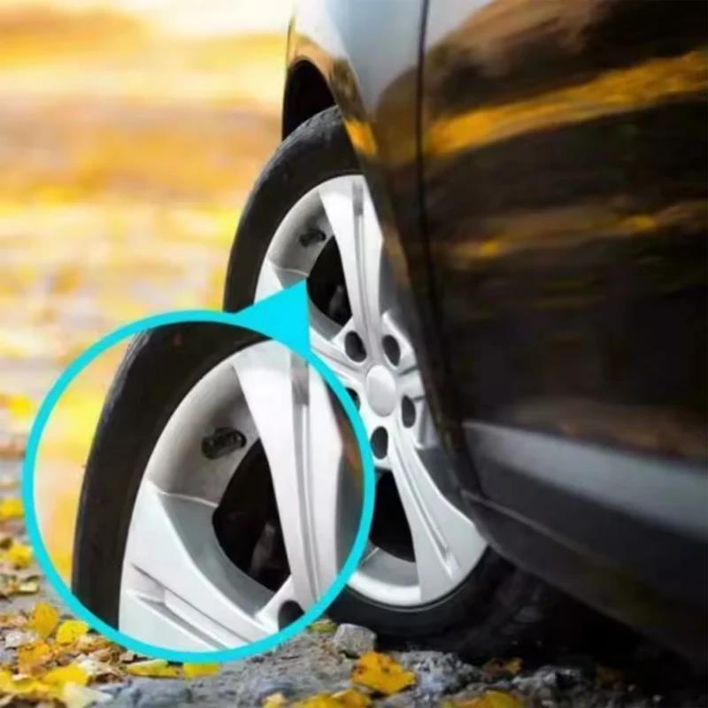 Universal Aluminum Valve Stem Caps 4Pcs Waterproof Dustproof Wheel Hub Covers for Car Motorcycle Truck Accessories Tire Chucks 1