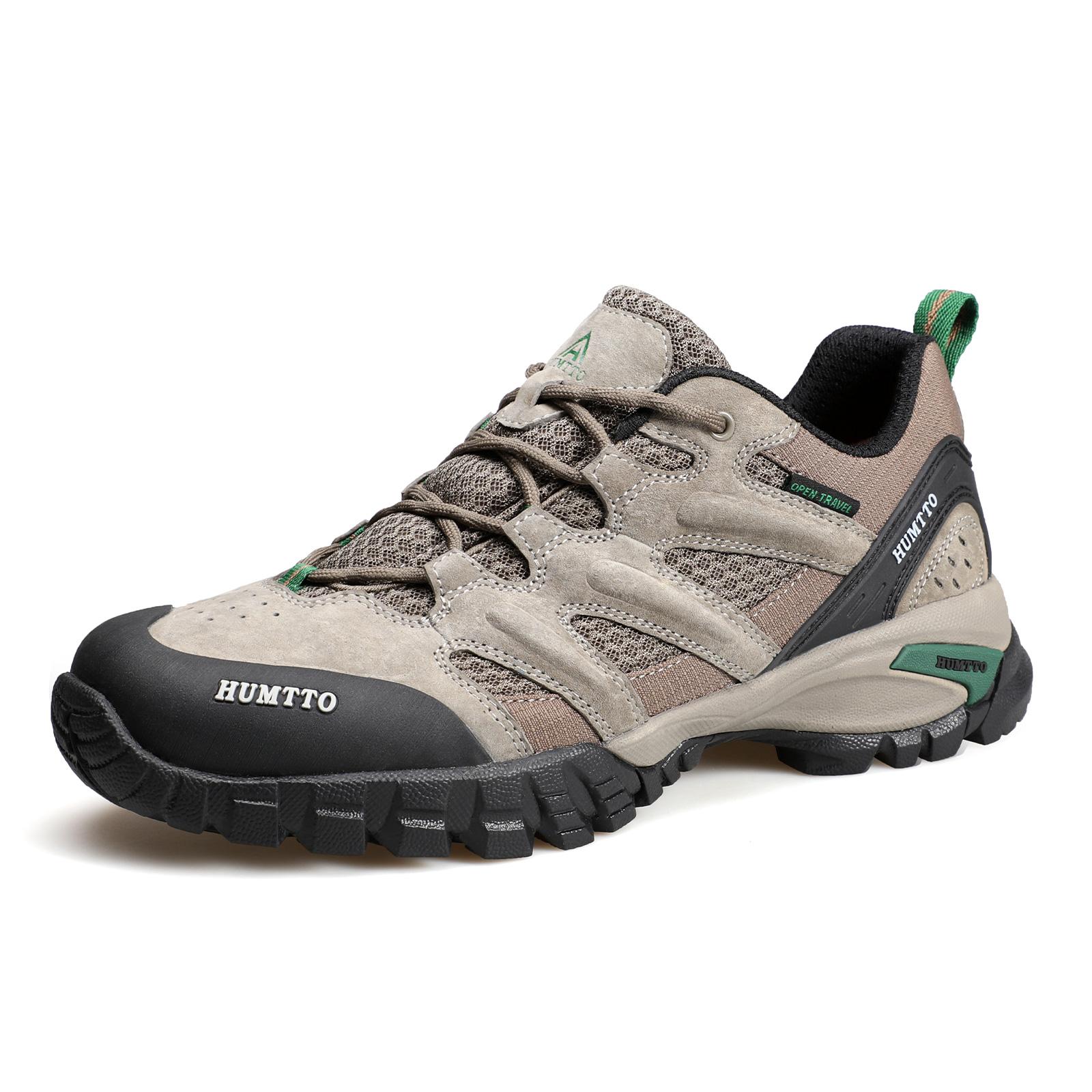 

HUMTTO Нескользящая походная обувь, зимние модные легкие уличные треккинговые кроссовки для мужчин 45 хаки
