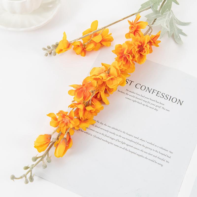 1/3 Stück 85cm Einzelstiel Künstliche Ritterspornblumen Haus Hochzeit Tisch Raum Festival Dekor Außenhof Garten Requisiten DIY Geschenke