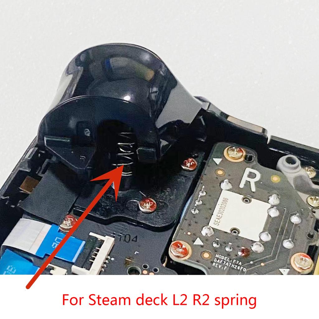 Game Machine Replacement L2R2 Trigger Spring Game Console L2 R2 Trigger Button Spring for Steam Deck Gaming Accessories