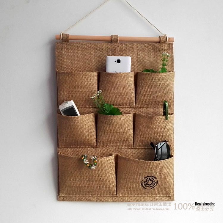 Wen'er Wandmontierte Mehrschichtige Hängeaufbewahrungstasche für Studentenwohnheime