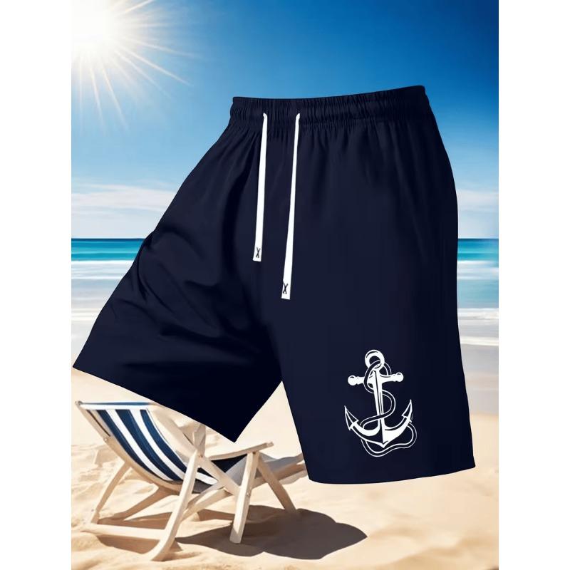 Sneldrogende ademende strandshorts voor heren met kleurrijke prints, perfect voor het strand, zwembad, sportschool en buitenactiviteiten