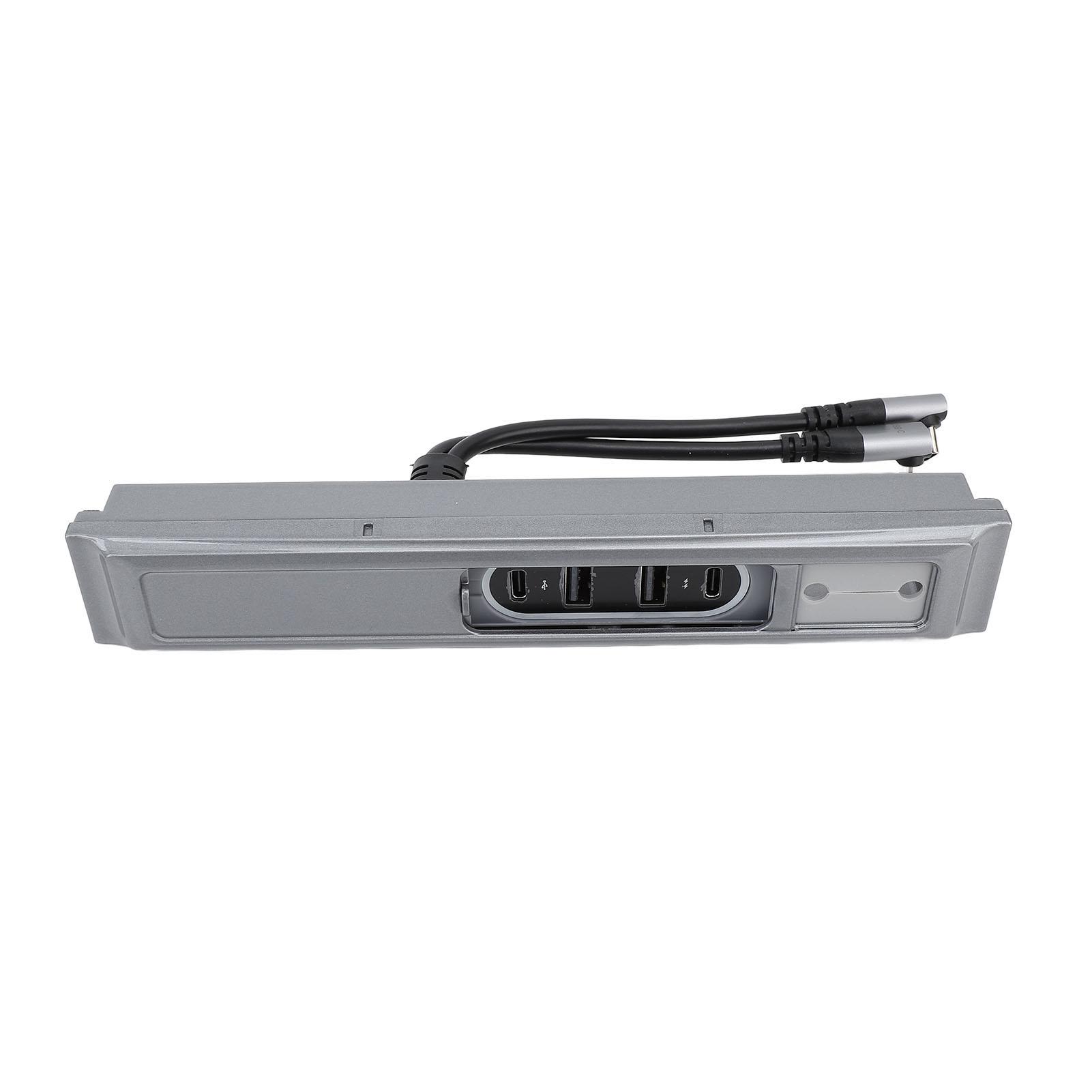 

Автомобильная док-станция со светодиодной подсветкой, встроенным USB-концентратором для центральной консоли мощностью 27 Вт для Tesla Model Y Model 3