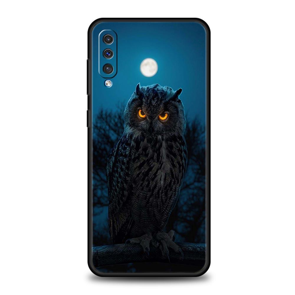 Cartoon Gifts Lovely Owl Case For Samsung A56 A36 A26 A16 A14 A12 A22 A32 5G A34 A42 A52 A54 A50 A70 A72 A40 A20E A04S A06 Cover