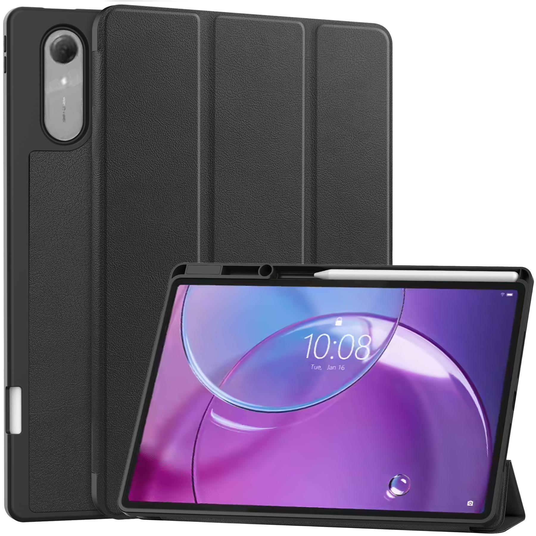 

Tri-Fold Tablet Case With Stand Multi-Angle Folio Cover For Lenovo Idea Tab Pro Generation 2 (13inch) Protective Shell With Auto Wake/Sleep чёрный