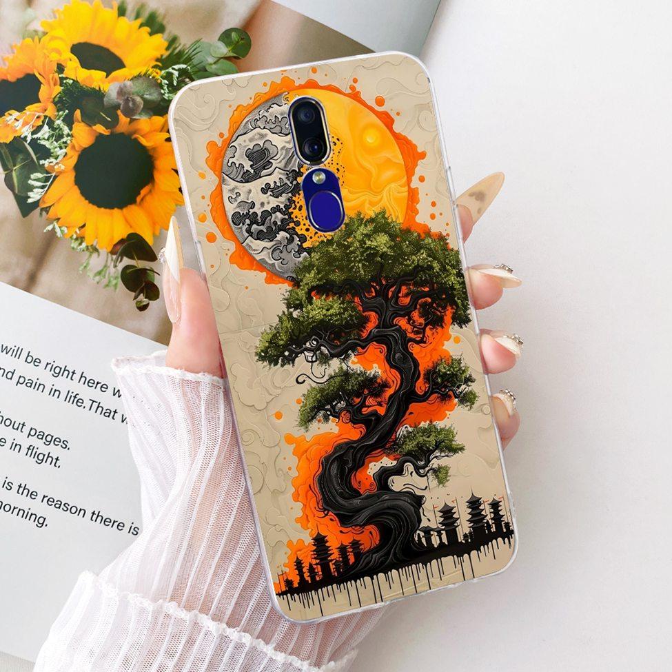 For Oppo F11 Case Cover Luxury Butterfly Love Fashion Flowers Cool Painted Phone Casing For Oppo CPH1913 CPH1911