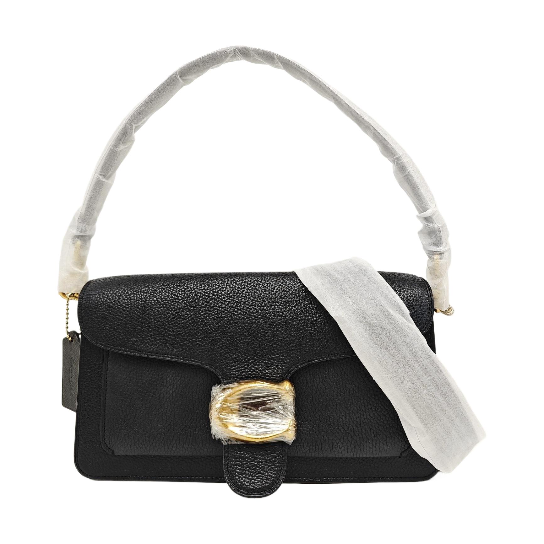 [Pre-Owned] Tabby 26 Classic C Buckle Polished Pebble Leather Shoulder Bag - Very Good #173P1B2 ONE SIZE