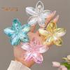 Women Hair Clip Colorful Flower Shape Back Head Hair Claw Horsetail Hair Decoration Hair Styling Tool