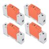 4PCS 1P Protective Device 420V DIN Rail Mounting House Arrester RMU1-C20/40 Lightning Protection Power System