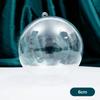Christmas Ornaments Balls DIY Fillable Bauble Plastic Transparent Hollow Ball Wedding Party Xmas Tree Hanging Gift Decorations