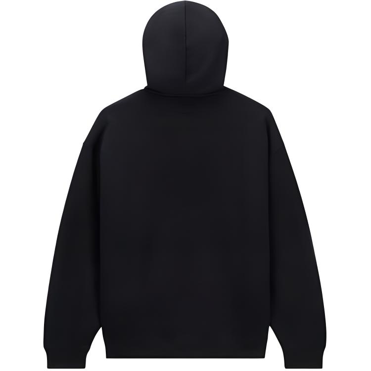 Converse Wordmark Hoodie Sweatshirt Men's Black 10025998-A01