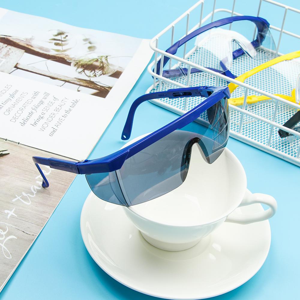 Farbe Staubdicht Labor Schutz Auge UV Klare Gläser Schutzbrille Einstellbare Schutzbrille Sicherheit