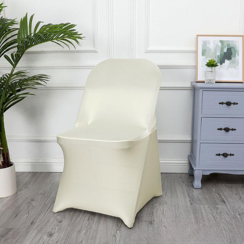 1/2/5 PCS Stretch Spandex Wedding Chair Cover for Weddings Birthdays Parties Events Hotels Banquets