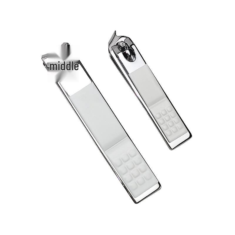 Scharfe Karbonstahl-Nagelknipser für dicke und harte Nägel - Tragbares Maniküre-Werkzeug für die häusliche Nagelpflege