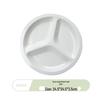Wuhe 24,5 cm Weißer Runder Melamin-Speiseteller