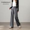 Mark Fairwhale Women's High-Waist Straight-Leg Casual Trousers