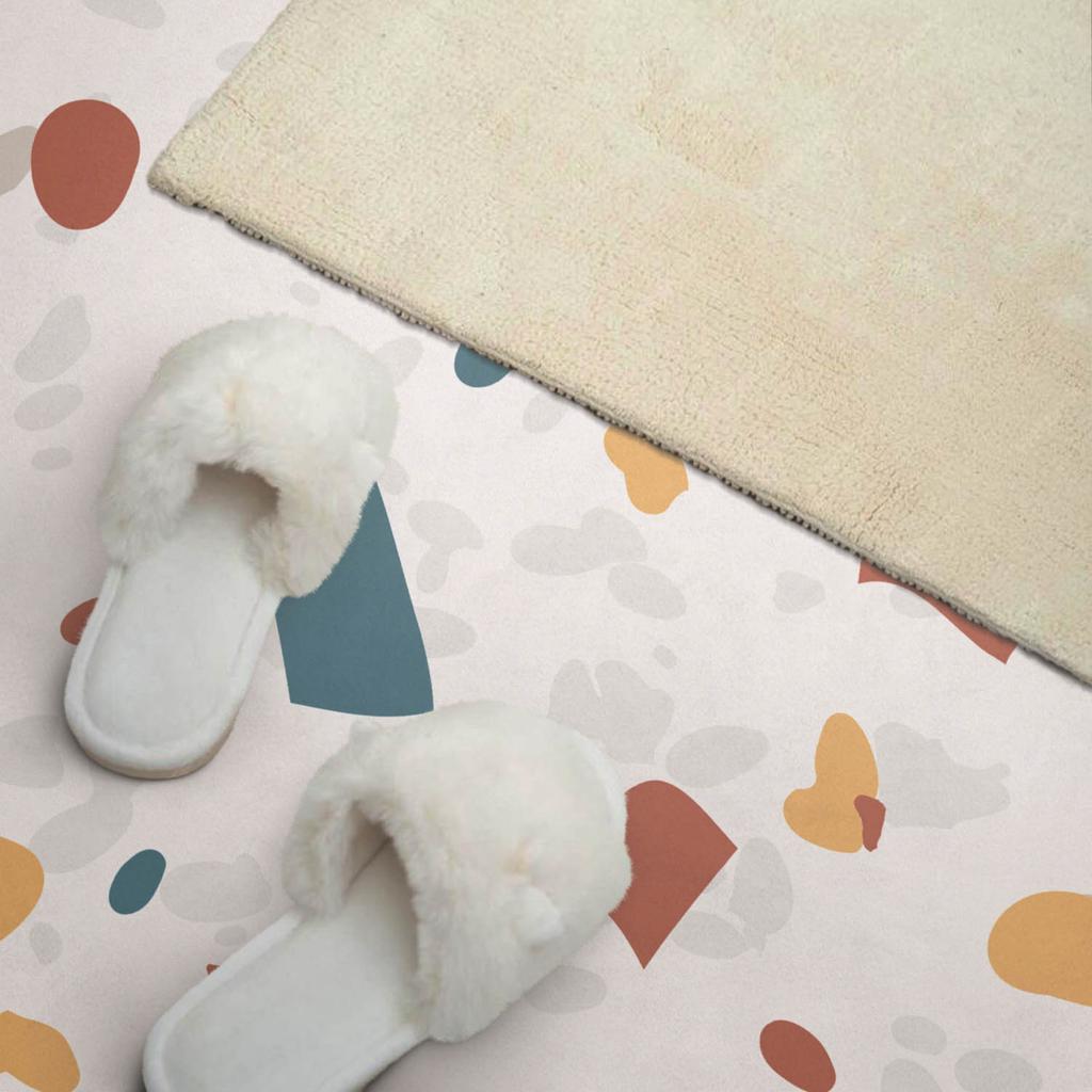 Panel Winylowy Z Nadrukiem - Dekoracja Do Sypialni 120X60 Cm Abstrakcyjny Wzór Z Kształtami