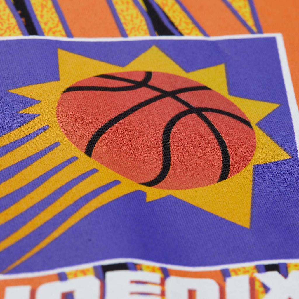 Mitchell Ness x NBA Phoenix Sun 100% Cotton T Shirt Unisex Black MN25ATS29PS