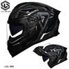 DOT ECE Certified Full Face Motorcycle Helmet Men Women Flip-Up Design ABS Shell All Season Use