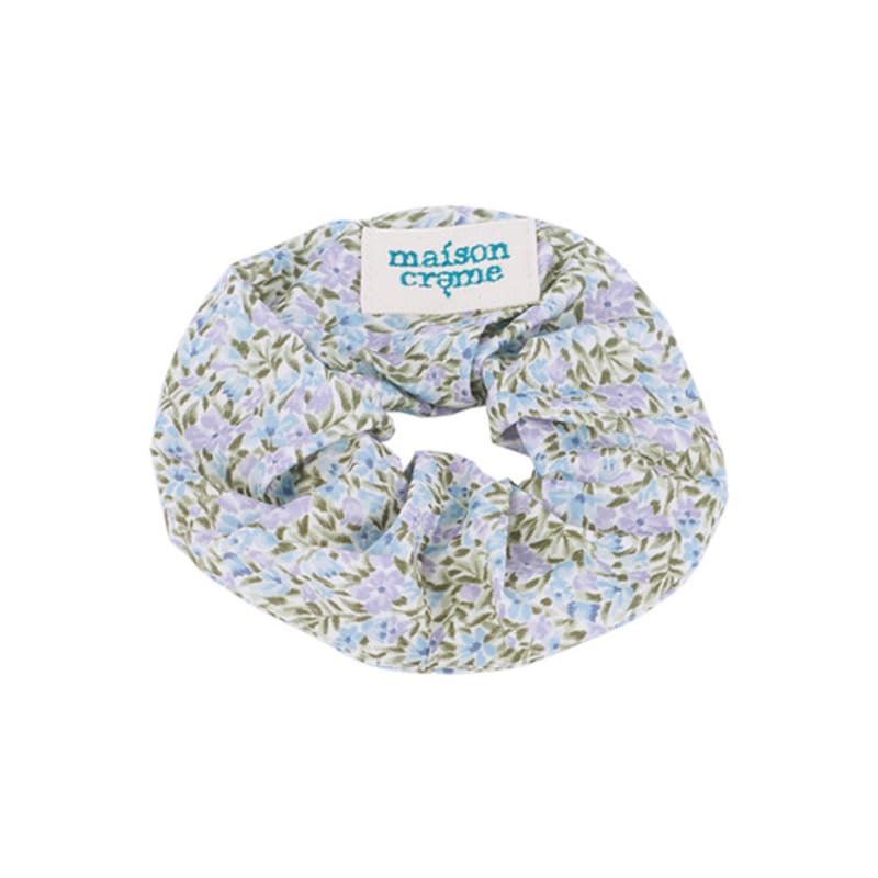 maison creme Floral Scrunch Blue Bouquet