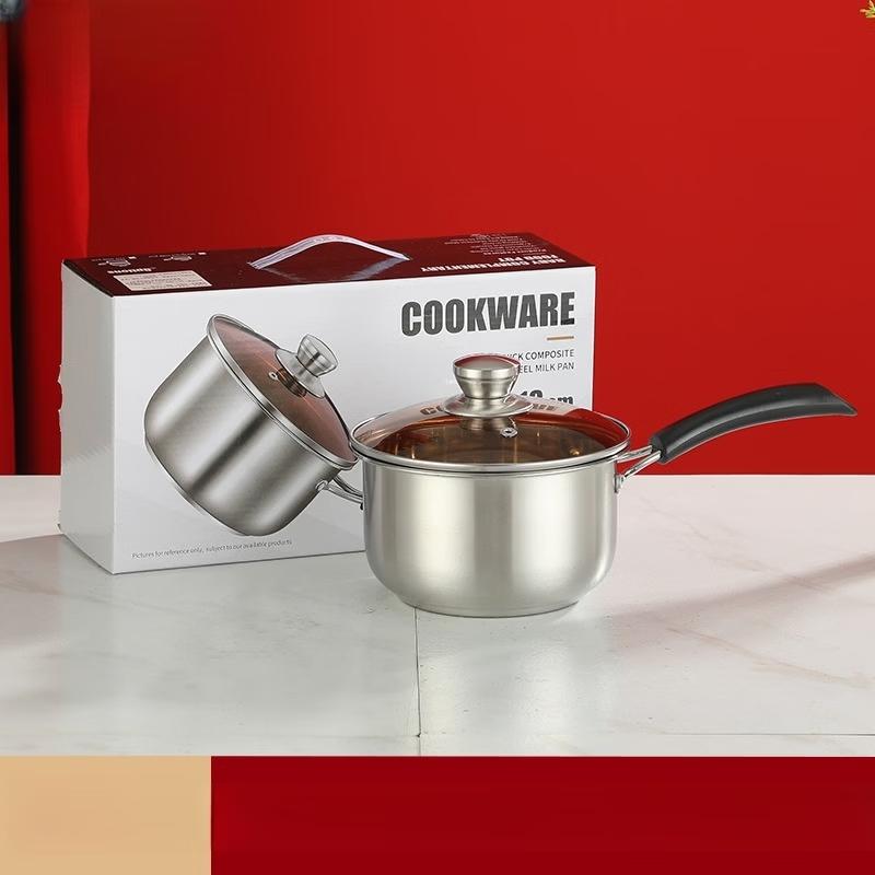 Zhishi 18cm Thickened Stainless Steel Milk Pot