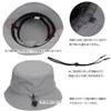 Bucket hat for and Large size to 64 With chin and Bucket hat [Spargel] spring, summer, fall. (up cm). strap. Polyester. Men's women's. Thin. (dark