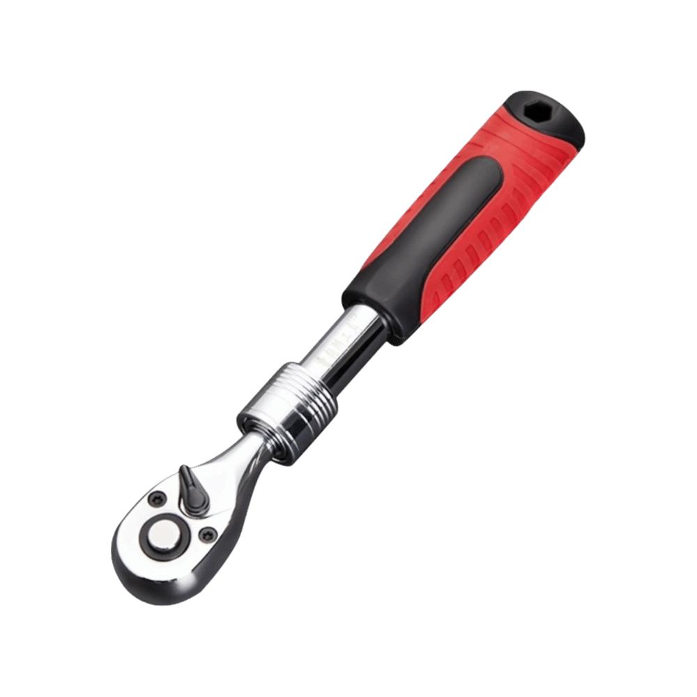 72 Tooth Ratchet Wrench Carbon Steel Flex Head Ratchet Extendable Ratchet  Multifunctional Tools