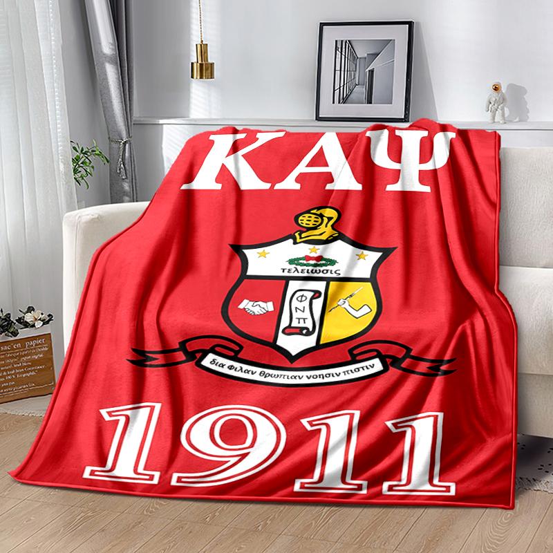 1pc Blanket Kappa Alpha Psi Print Design, Lightweight Blanket for Sofa, Bed- Soft &Warm, Gift for All Seasons like Christmas, Halloween