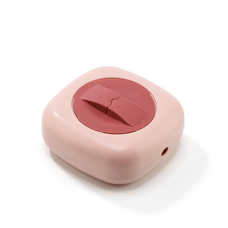 Multi-purpose Portable Charger Storage Box, Rotatable with Phone Stand, Data Cable Organization and Storage Box, Wire Winder