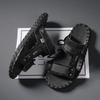 2024 British Men's Trendy Shoes Anti Slip Wear-resistant Soles Versatile Home Slippers Daily Outdoor Casual Sandals for Men's