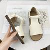 Niche design sense fashionable versatile sandals women wear summer new niche casual comfortable beach sandals