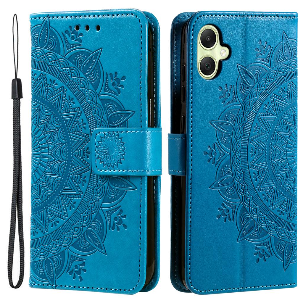 For Samsung Galaxy A06 5G Stand Case Imprinted Totem PU Leather Wallet Phone Cover