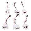 1Pcs Double Layer White/Black USB Female Base Type-c Socket USB Lamp Charging Socket Power Socket 2P With Cable Connector