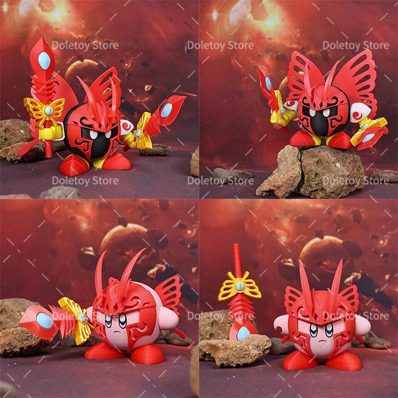 3D Printed Kirby Figure King Dedede With Hammer Character Models Morpho Knight Meta Knight Galaxia DIY Toy for Kid Xmas Gift