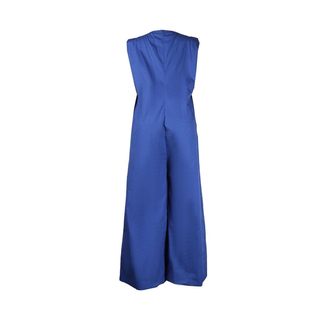 2025 Women's Spring/Summer Casual Solid Color Wide-Leg Jumpsuit